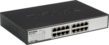 D-Link DGS-1016D ohanterad gigabit-switch med 16 portar