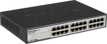D-Link DGS-1024D nätverksswitch 24 x Gigabit, ohanterad