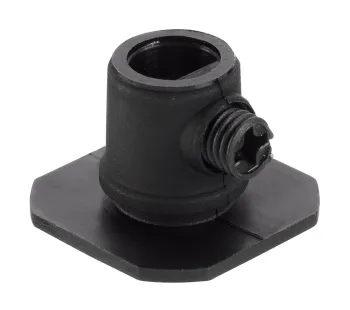 Global Trac GA510-2 nippel med dragavlastare, svart