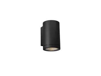 Hide-a-lite Milo G2 XL I fasadarmatur, svart, 3000/4000 K, IP65