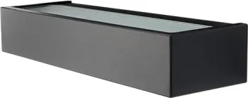 SG Armaturen Edge väggarmatur med upp- och nedljus, 10 W LED, 2700 K, svart