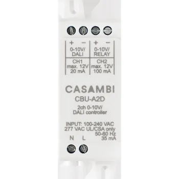 Vadsbo Casambi CBU-A2D styrenhet 2 kanaler, 0-10 V/DALI