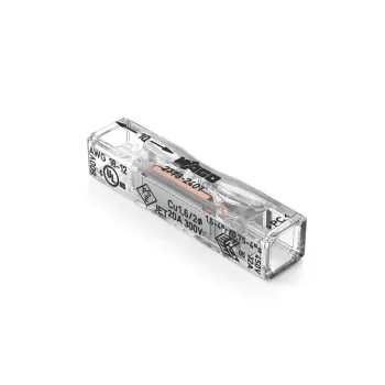 Wago 221 skarvklämma 2773-2401, push wire, 4 mm²
