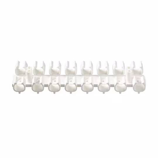 ABB M-List Mini montagelist, 8 snabbfästen för rör 16/20 mm, halogenfri