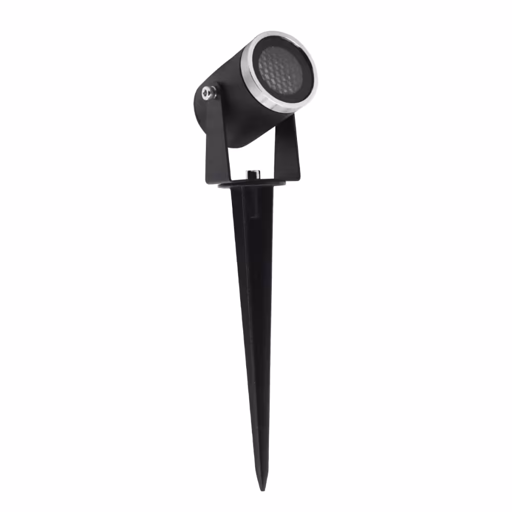 Designlight Decky spotlight med markspett, 24 V DC, 3000 K, IP67