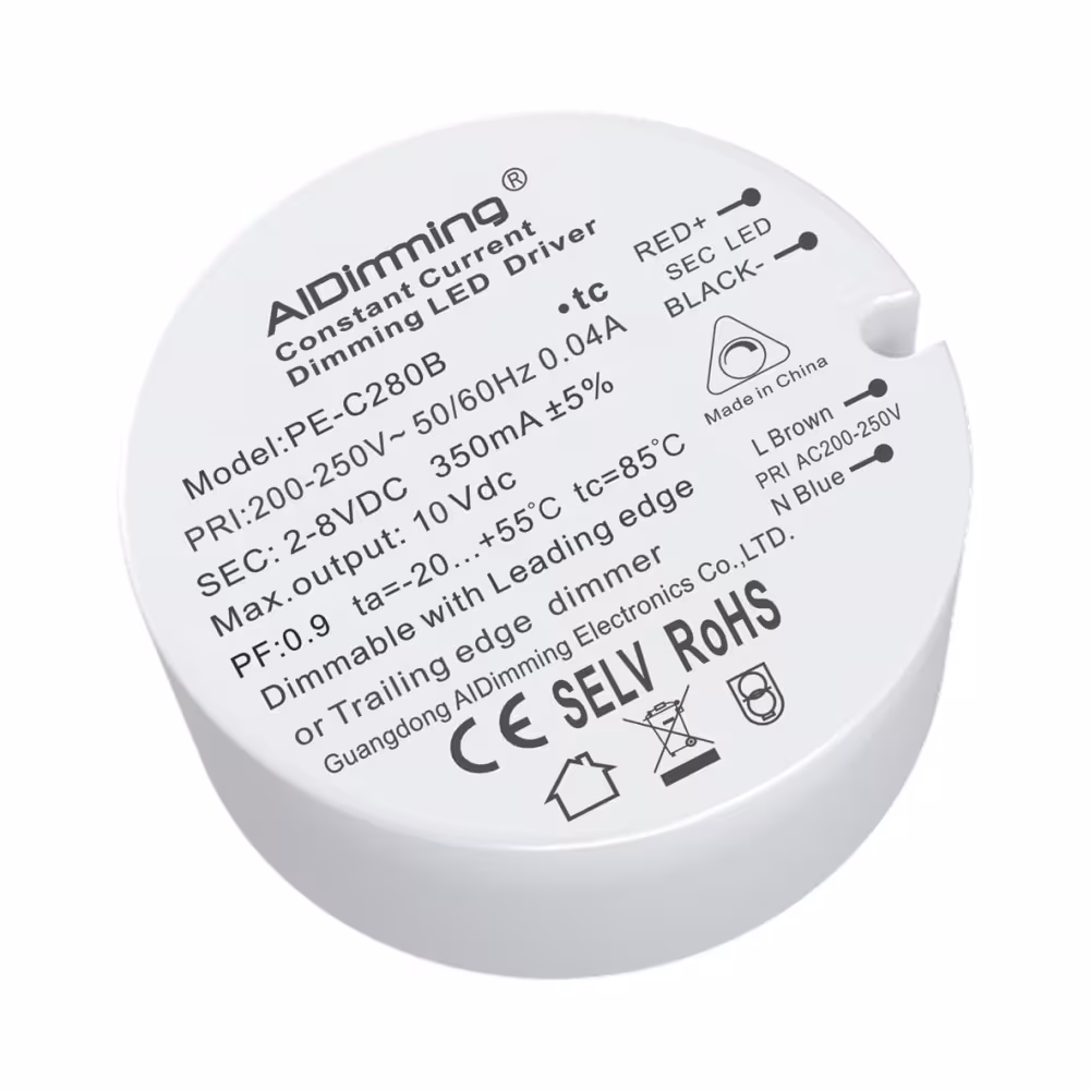 Designlight PE-C280B dimbart LED-drivdon 350 mA, IP20