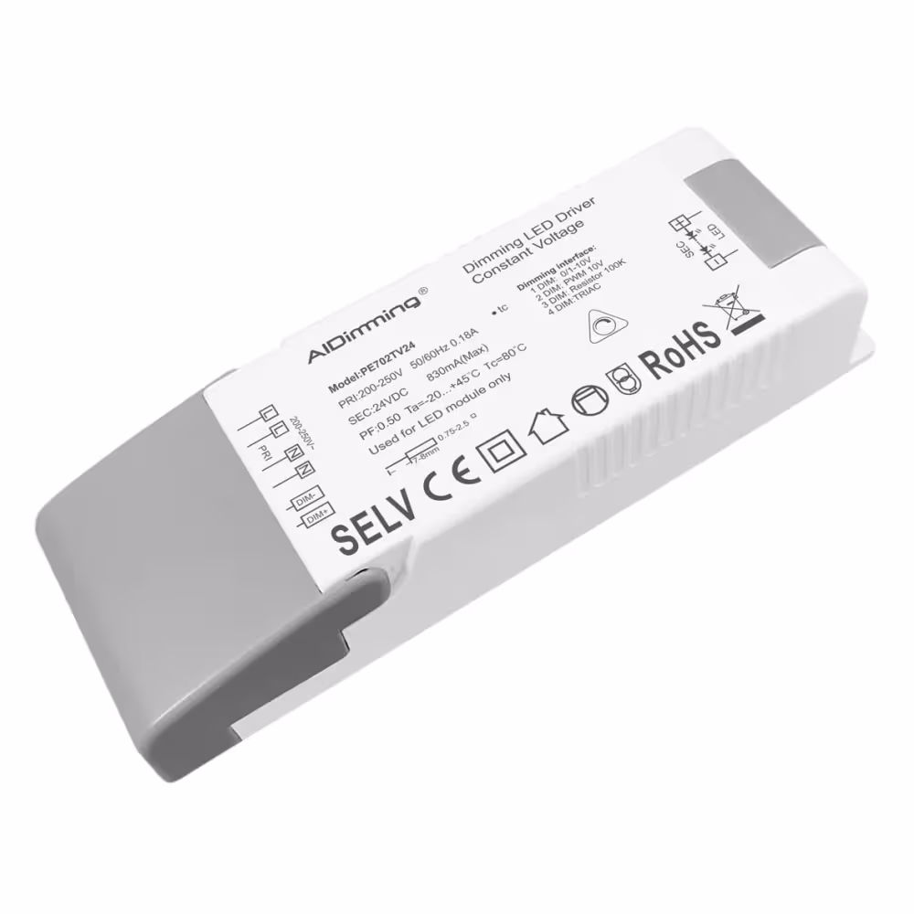 Designlight PE702TV24 LED-drivdon 24 V 20 W, dimbart, IP20