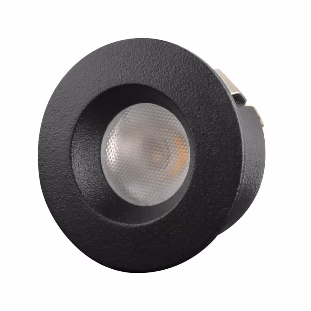 Designlight Q-20B minidownlight, 3000 K, 20°, svart