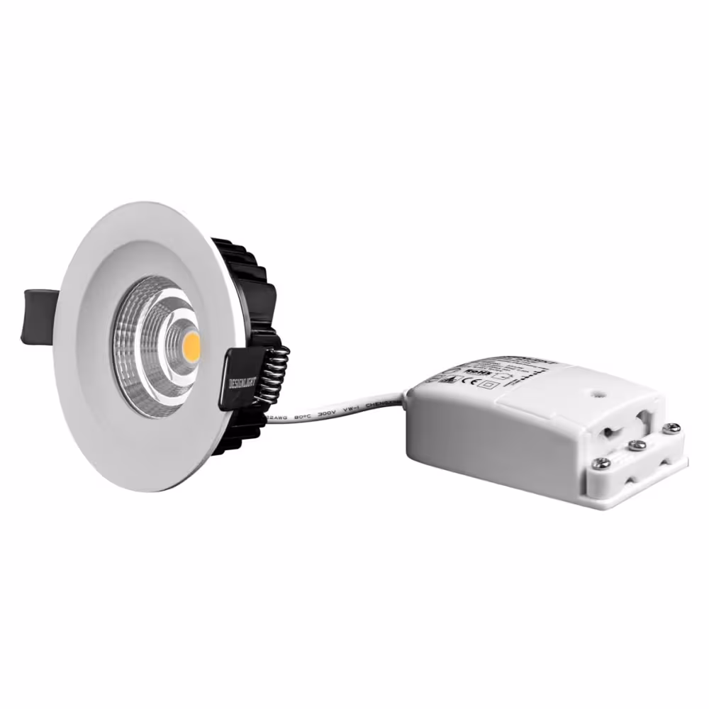 Designlight Q-40MW downlight 400 lm, 3000 K, IP44, vit
