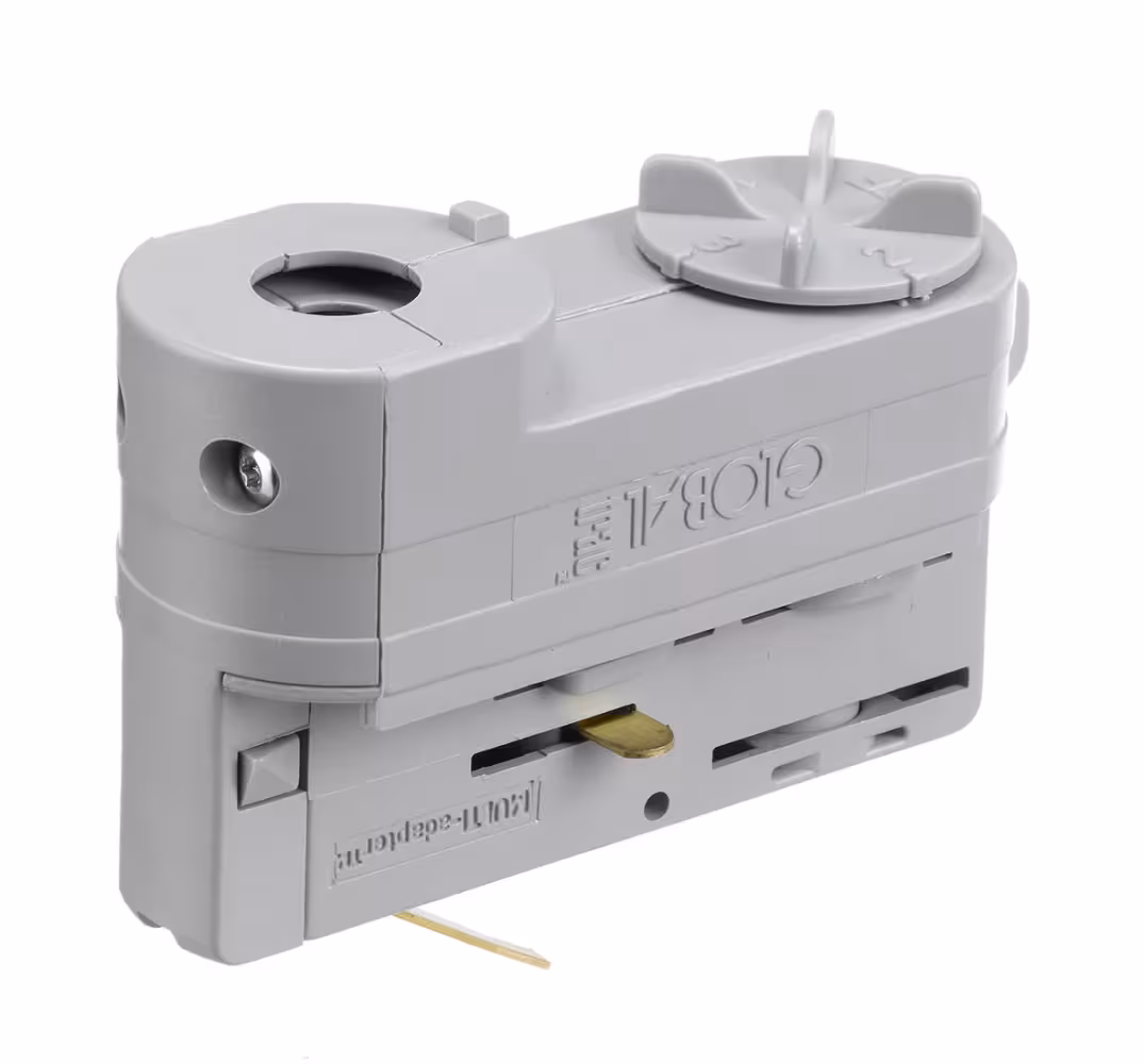 Global Trac multiadapter 10 A, 250 V, grå (RAL 7040)