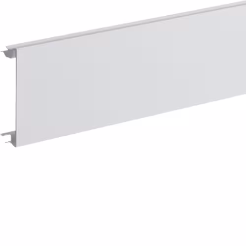 Hager Tehalit frontlock 80 mm till fönsterbänkskanal BR65, vit PVC, 2000 mm