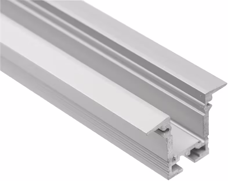 Hide-a-lite Ledstrip Profil T-profil 2 m i aluminium för infällt montage