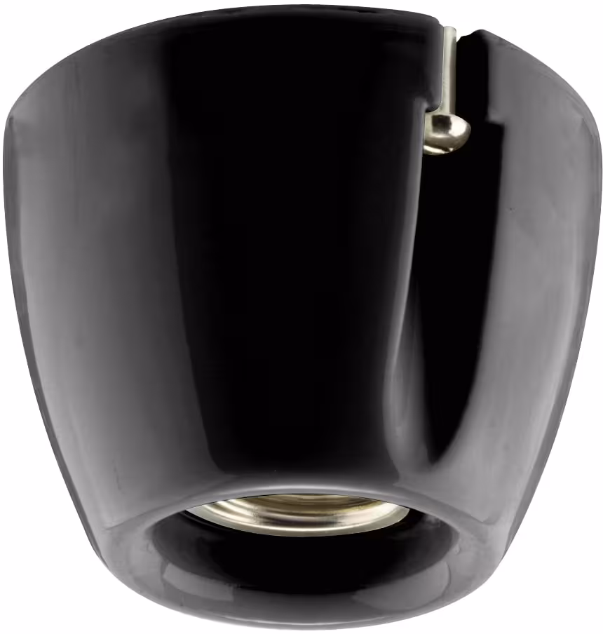 Ifö Basic lamphållare i porslin, sned, E27, IP20