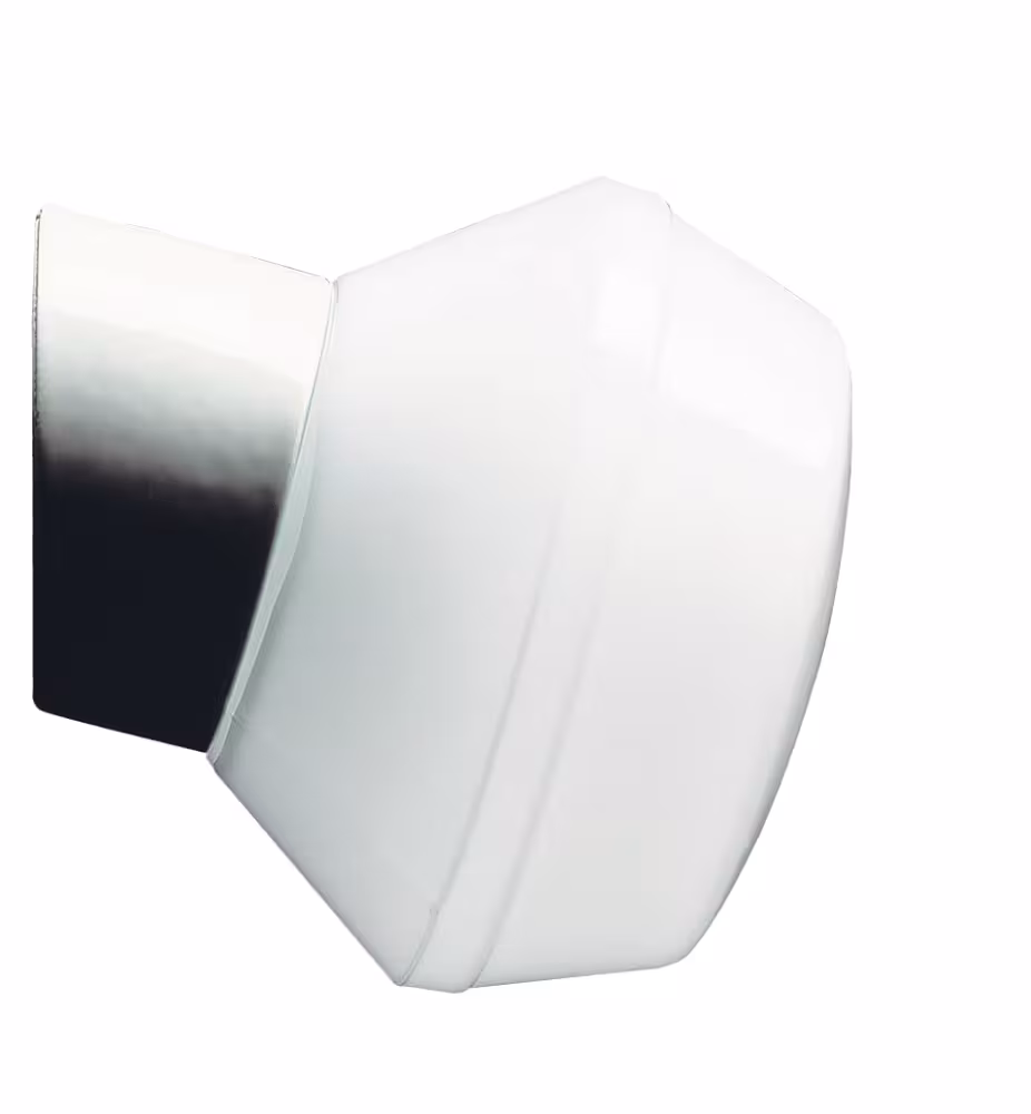 Ifö Classic 6095 sned vägglampa i porslin med opalglas, E27, vit