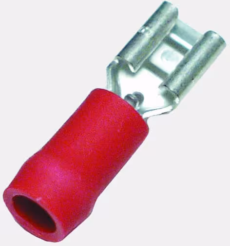 JST A1507FL flatstiftshylsa 6,3 × 0,8 mm, röd