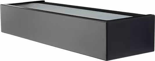 SG Armaturen Edge väggarmatur med upp- och nedljus, 10 W LED, 2700 K, svart