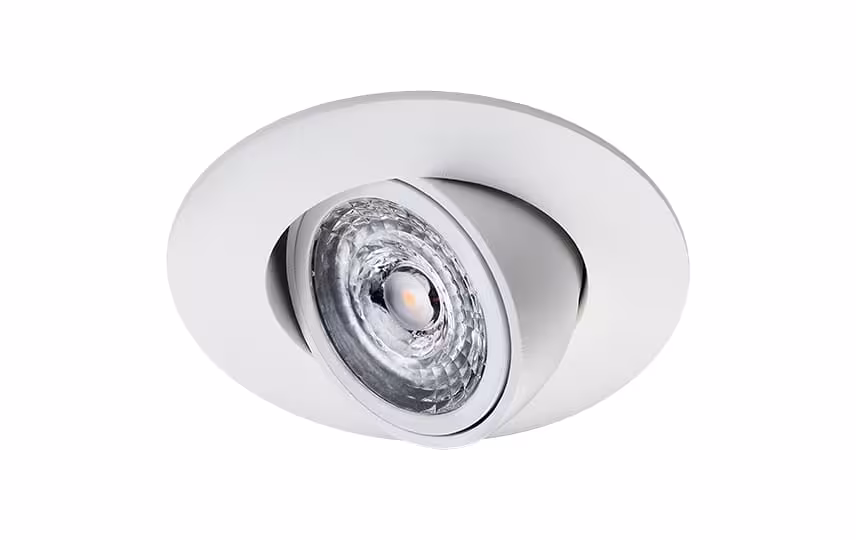 SG Armaturen Jupiter TEK downlight GU10, 2700 K, matt vit