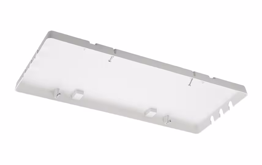 SG Armaturen Unibox Gles downlightbox, 30 mm låg, vit