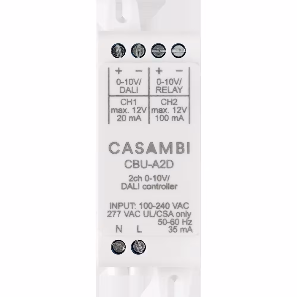 Vadsbo Casambi CBU-A2D styrenhet 2 kanaler, 0-10 V/DALI