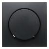 Hager S.1/B.3/B.7 centrumbricka för vriddimmer, matt plast - Antracit - 1803380