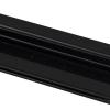 Hide-a-lite Art Thin aluminiumprofil 2 m, 8 mm låg u-profil - Svart - 7507038
