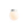 IFÖ Electric Ohm 140/115 vägg-/taklampa i porslin med matt opalglas, GX53, IP44 - Vit - 7507005
