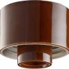 Ifö Electric sockel rak E27 IP54, porslin - Brun - 7510012