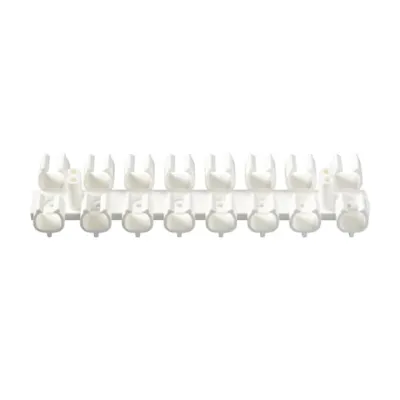 ABB M-List Mini montagelist, 8 snabbfästen för rör 16/20 mm, halogenfri