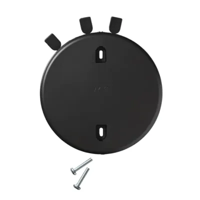 ABB takdoslock blindlock slätt, Ø115 mm, svart