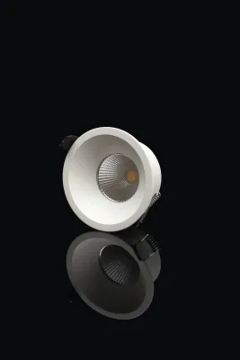 Designlight P-1606527 downlight 7 W, 2700 K, IP44, matt vit