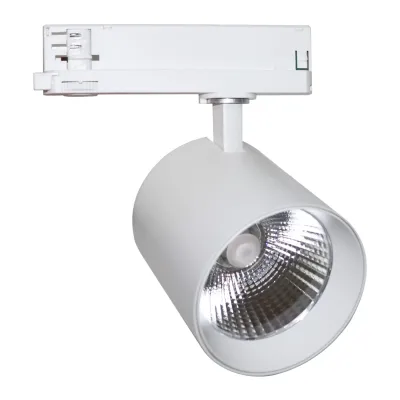 Designlight Tracky spotlight för 3-fasskena, 30/35/40 W, 4000 K, vit