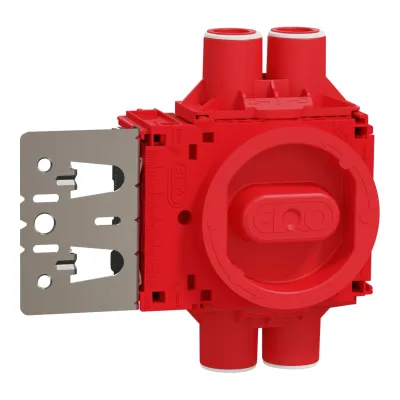 ELKO Flexi+ apparatdosa hög 4x16/20 med regelfäste