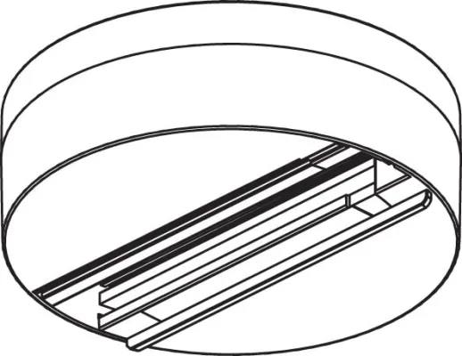 Global Trac Fixpoint GA 70-2 takdosa för 3-fasadapter, 230 V, svart