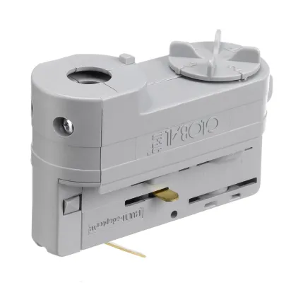 Global Trac multiadapter 10 A, 250 V, grå (RAL 7040)