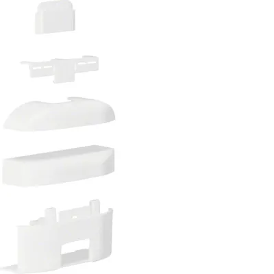 Hager ATA/ATH T-stycke 13×24 mm, vit, halogenfri