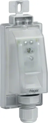 Hager EEN003 ljussensor för ljusrelä, utanpåliggande, IP55