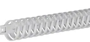 Hager VK-flex kabelkanal, rund slitsad, 31 × 33 × 500 mm, grå