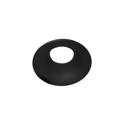 Hide-a-lite Optic Deep XS frontring, svart aluminium, Ø50 mm