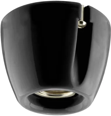 Ifö Basic lamphållare i porslin, sned, E27, IP20