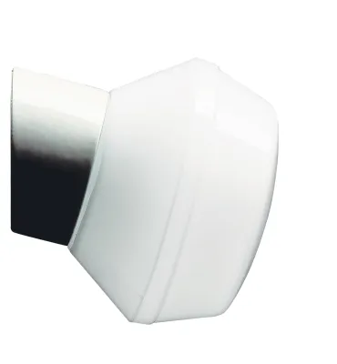 Ifö Classic 6095 sned vägglampa i porslin med opalglas, E27, vit