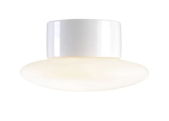 IFÖ Electric Cairo vägg-/taklampa i porslin, GX53, Ø200 mm