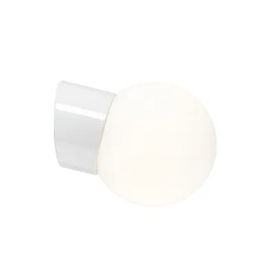 IFÖ Electric Classic Glob 150 sned vägglampa med LED och matt opalglas, IP54
