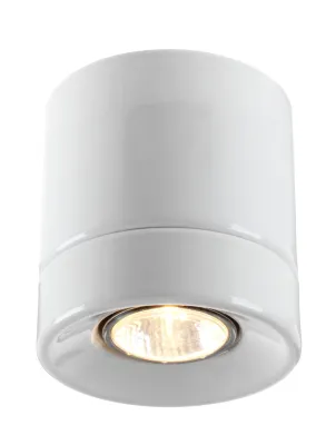 IFÖ Electric Light On Halogen downlight i porslin, GU10, 230 V, IP23