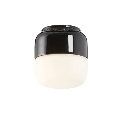 IFÖ Electric Ohm 100/110 Bastu vägglampa i svart porslin, G9, IP44