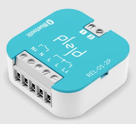 Plejd REL-01-2P relä 1/2-pol 16/13 A, Bluetooth-mesh
