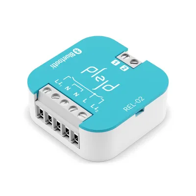 Plejd REL-02 kronrelä 16 A, 2 reläutgångar, Bluetooth mesh