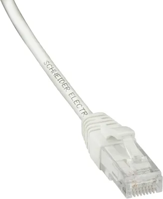 Schneider Electric Actassi patchkabel Cat 6 U/UTP, 0,5 m, vit, LSZH