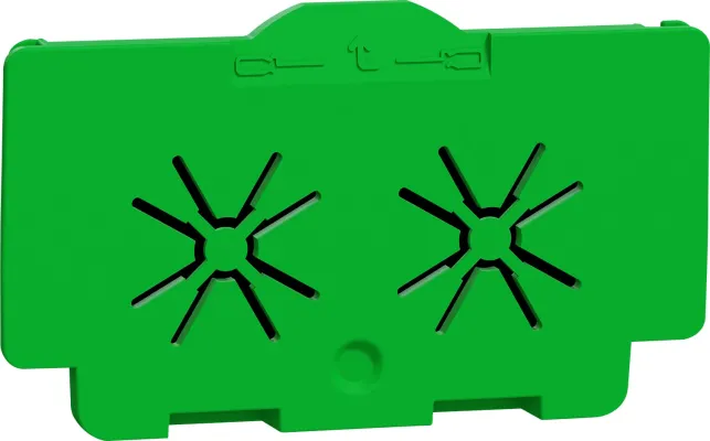 Schneider Electric Multifix dragavlastare, dubbel, vit