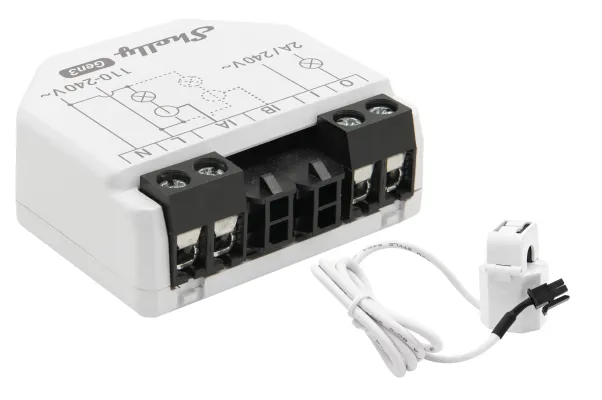 Shelly EM Gen3 energimätare med WiFi och Bluetooth, 2 kanaler, 50 A
