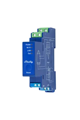 Shelly Pro Dimmer 0/1-10V PM DIN-dimmer med WiFi och LAN